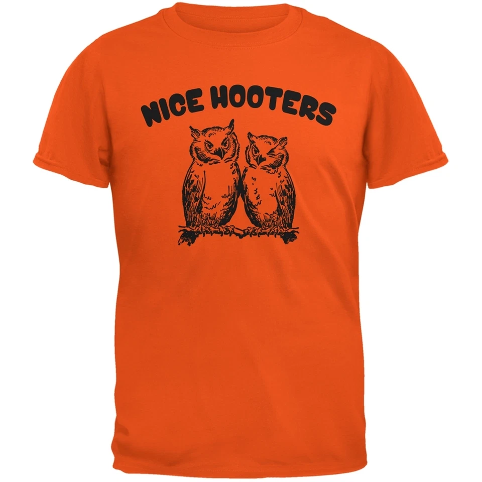 Camiseta Nice Hooters naranja adulto Foto 1 de 1