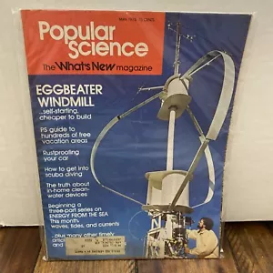 Popular Science - 1975, May - Eggbeater Windmill, Energy From The Sea - Picture 1 of 5