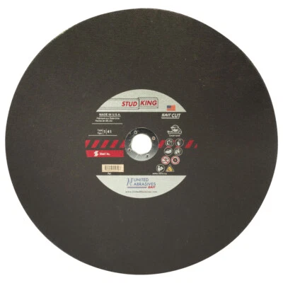 Pacote com 25 rodas de serra United Abrasives 24035 10X3/32X5/8 Stud King Specialty - Imagem 1 de 3