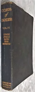 CICLOPEDIA DE INGENIERÍA VOL. VI ASCENSORES HIDRÁULICOS ELÉCTRICOS LOUIS DERR 1919 - Imagen 1 de 7