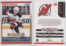 2010-11 Score Rookies & Traded Gold Mattias Tedenby #613 Rookie RC