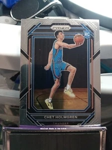2022-23 Panini Prizm Chet Holmgren Rookie Oklahoma City Thunder #266 Centering ! - Picture 1 of 3