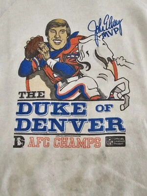 Suéter Denver Broncos Para Hombre M John Elway De Colección Años 80 Para Hombre Adulto Hombre Fútbol Foto 1 de 4