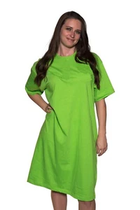 Womens Sleepwear T-shirt Sleepshirt Beach Cover Tee Night Gown Cotton Colors Top - Picture 1 of 17