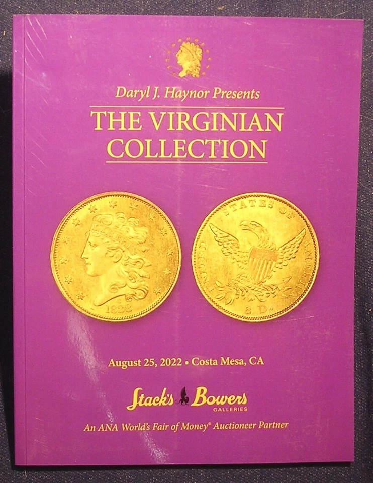 Stacks Bowers, Daryl Haynor, colección virginiana, 25 de agosto de 2022, oro de $2-1/2 y $5 Foto 1 de 1