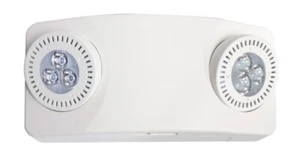 Luz de salida de emergencia Mule Lighting TSR-HO-W ojo de insecto carcasa blanca comercial - Imagen 1 de 1