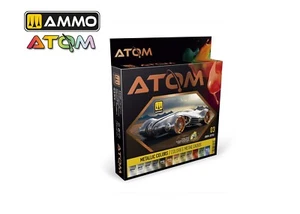 MIG AMMO - ATOM METALLIC COLORS (12 x 20ML BOTTLES) - Picture 1 of 2