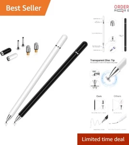 Stylus Pens for Touchscreen 2 Pack Aluminum High Sensitivity Precision - Picture 1 of 8