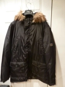 NEW Unisex Guy Laroche Homme XXL Parka Puffer Jacket Down Designer GLH-92 Black - Picture 1 of 12
