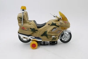 Vintage Battery Operated SUPER MOTOR CYCLE MOTORCYCLE PATROL BOXED - Picture 1 of 12