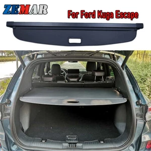 Car Trunk Cargo Cover For Ford Kuga Escape 2013-2018 Security Shade Shield Black - Picture 1 of 7