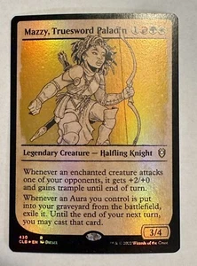 Mazzy, Truesword Paladin 430 Showcase Foil Rare Baldur's Gate MTG LP - Picture 1 of 1