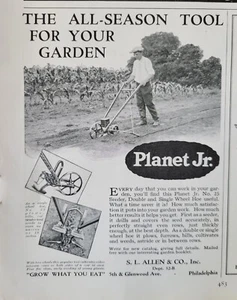 1928 Planet Jr. Garden Seeder Tool vintage Original ad - Picture 1 of 1