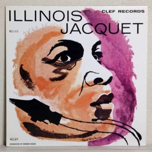 ILLINOIS JACQUET AND HIS ORCHESTRA - JAPAN VERVE LP MGC-676 INSERT - Picture 1 of 4