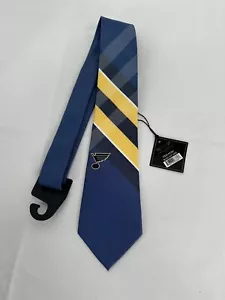 NHL Herren Krawatte Krawatte Polyester St. Louis Blues Hockey Logo Streifen 56" - Bild 1 von 6