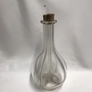 Vintage 4 Chamber Oil Wine Liquor Whiskey Glass Decanter - Picture 1 of 14