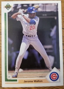 1991 Upper Deck JEROME WALTON Chicago Cubs Baseball Card #332 MT - Picture 1 of 2