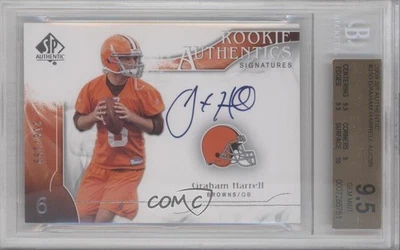 2009 SP Authentic Authentics Signatures Graham Harrell BGS 9.5 Rookie Auto RC - Image 1 of 2