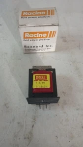 RACINE DECCO Detroit Hydraulic Solenoid 490820 490821 9-1805M COIL 115/120V - Picture 1 of 12