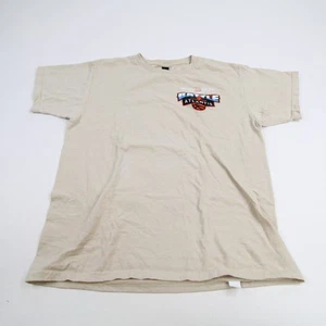Gildan Short Sleeve Shirt Youth Beige Used - Picture 1 of 5