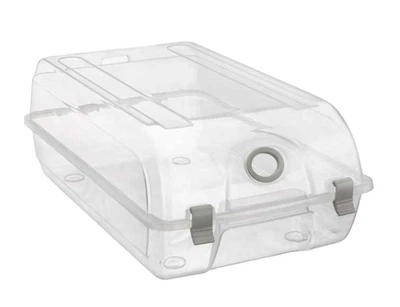 SCATOLA PORTA SCARPE CONTENITORE ORGANIZER PORTASCARPE SALVASPAZIO 30*17*10 CM - Immagine 1 di 4