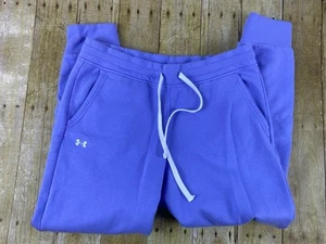 Under Armour Fleece-Jogginghose Damen Größe Large lila Kordelzug Taille - Bild 1 von 6
