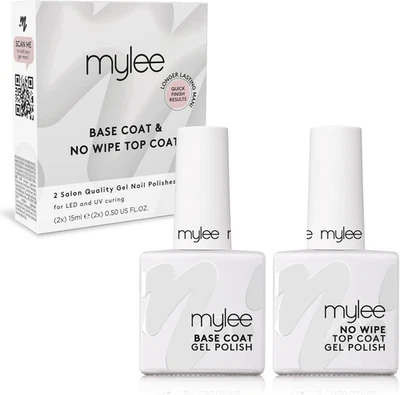 Mylee Nagel Gellack Top & Base 20 ml (1er Pack), ohne Wischen &amp;  - Bild 1 von 4