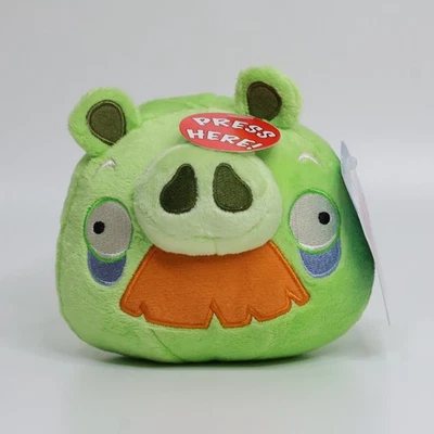 NWT Angry Birds Moustache Pig Plush | 5" 2011 CWT H11B HK-86 - Image 1 of 4