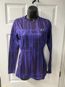 Under Armour Coldgear Shirt Damen Größe Small Lila LS Fitted - Bild 1 von 6
