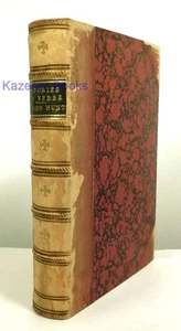 Antique Victorian Leather Book Stories In Verse Leigh Hunt 1855 - Picture 1 of 15