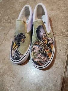 Tattoo My Shoes Mk "Scorpion "Sneakers Size 9 - Picture 1 of 12