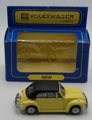 Vintage 1/43 Polistil Volkswagen Cabriolet E43 Original Caja Sin Perforar Foto 1 de 4