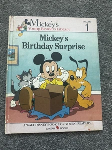 Mickey's Young Reader Library Book Hardcover Mickey's Birthday Surprise Vol 1 - Picture 1 of 4