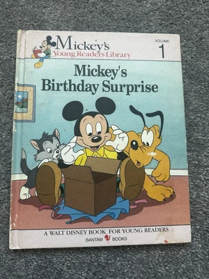 Mickey's Young Reader Library Book Hardcover Mickey's Birthday Surprise Vol 1 - Image 1 of 4