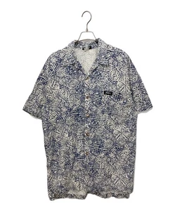 JIMMY'Z 80s open collar shirt Size: 3XL Blue Men - Picture 1 of 6