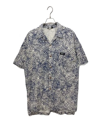 JIMMY'Z 80s open collar shirt Size: 3XL Blue Men - Image 1 of 4