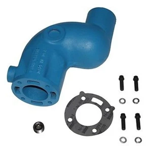 NIB Crusader 7.4L 8.2L V8 GM Exhaust Elbow Barr 98068 w/Log Style 3" ID Hose - Picture 1 of 8