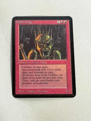 MTG Goblin King Alpha Magic the Gathering - Image 1 of 4