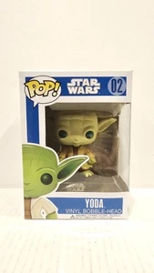 Funko Pop! Star Wars Yoda #02 Blue Box Large Font Originale 🔥BELLA SCATOLA🔥 Nuovo - Foto 1 di 6