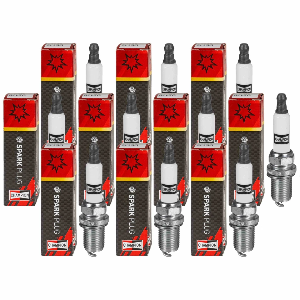 10x CHAMPION Zündkerzen Nickel für VW Transporter III Bus A18_A 2.0 Turbo ECi - Bild 1 von 2