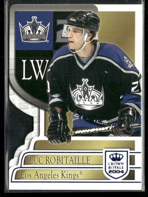 2003-04 Pacific Crown Royale Luc Robitaille Blue /850 #49 Los Angeles Kings - Image 1 of 2