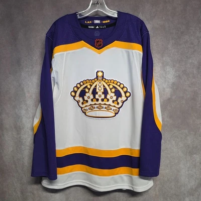 Camiseta Adidas Auténtica Primegreen Los Angeles LA Kings Retro Reverso 2.0 46 S Foto 1 de 4