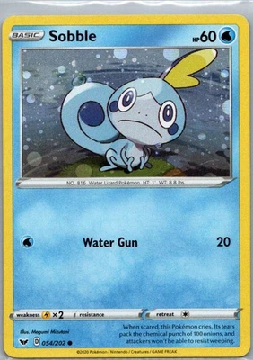 Sobble -  (Cosmos Holo) Promo Blister Exclusives 054/202 NM - Image 1 of 2