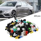 Sturdy Plastic Car Body Push Pin Rivets 200pcs/pack Reliable and Dependable