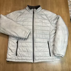 LL Bean Mens PrimaLoft Packaway Jacket Quilted Gray XXL Lightweight Outdoor - Picture 1 of 10