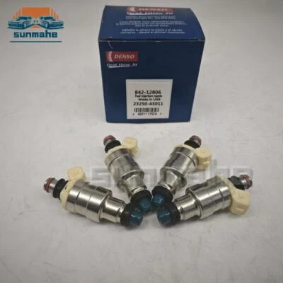 4x Denso Fuel Injectors For 1976-1985 Toyota Celica 2.6L 2.8L V6 23250-45011 NEW Foto 1 de 4