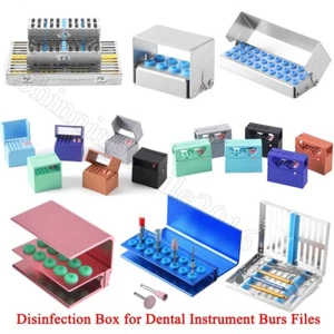 Dental Bohrer Feilen Instrumentenhalter Desinfektionsbox Koffer Autoklav Sterilisator - Bild 1 von 182
