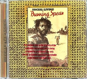 BURNING SPEAR Social Living CD (Disc FLAWLESS) + Two Bonus Tracks ~ A Classic! - Foto 1 di 3