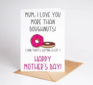 Funny Mothers Day Card Mum Mother Rude Card BC680 - Picture 1 of 3