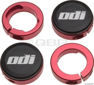 ODI Lock Jaw clamps w/ Snap caps Red set/4 - Picture 1 of 1